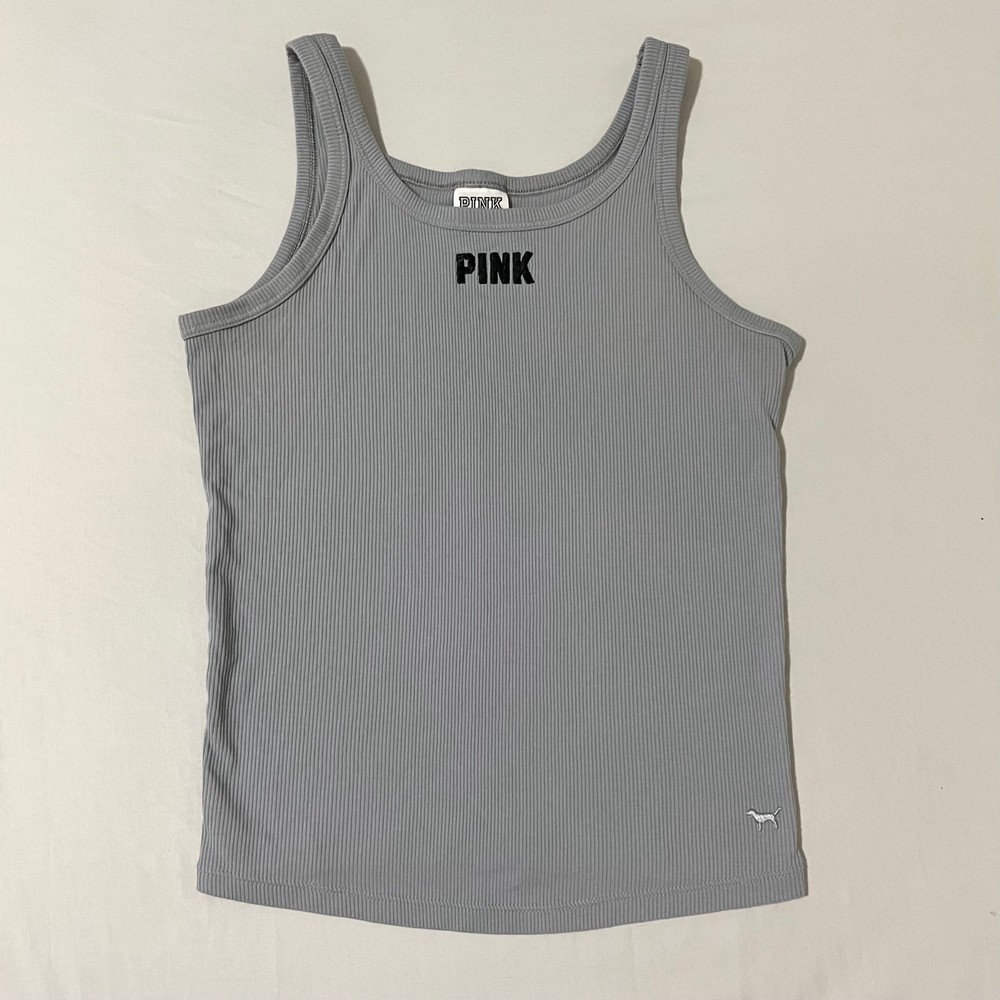 VS PINK embroidered tank top XS